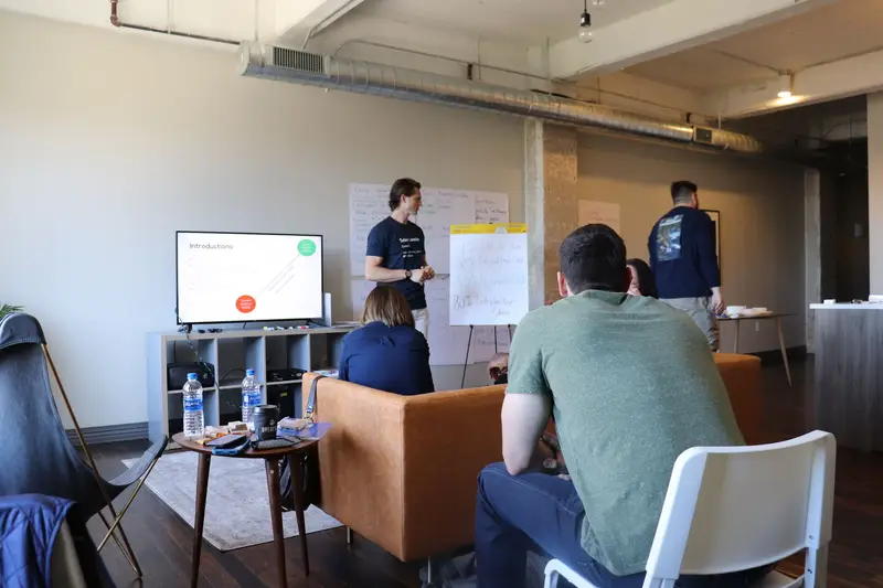 Ryan Groth coaching a contractor sales team through the Baseline Selling framework
