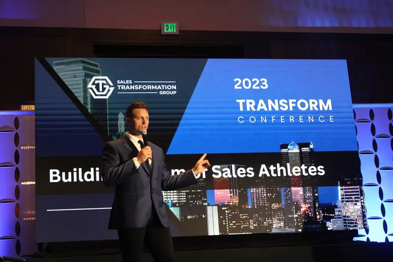 Contractor leadership team at a Sales Launch Workshop with Ryan Groth