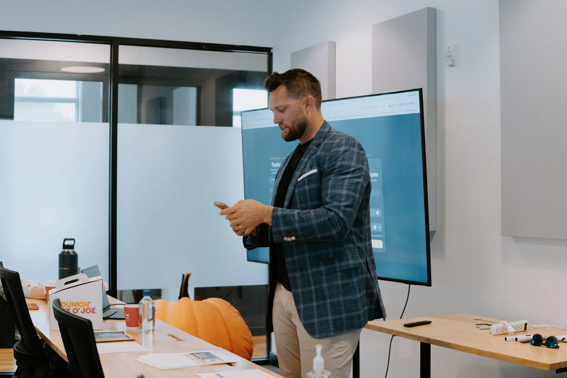 An STG coach working directly with a contractor